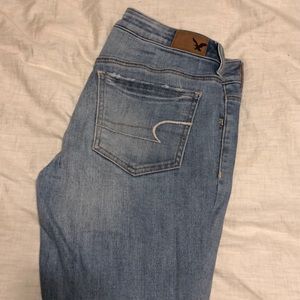 American Eagle faded denim jeans